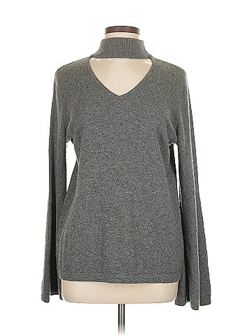 Aqua Cashmere Pullover Sweater (view 1)