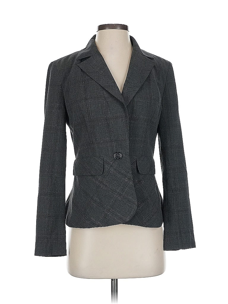 Pre-owned Banana Republic Factory Store Blazer Jacket In Gray