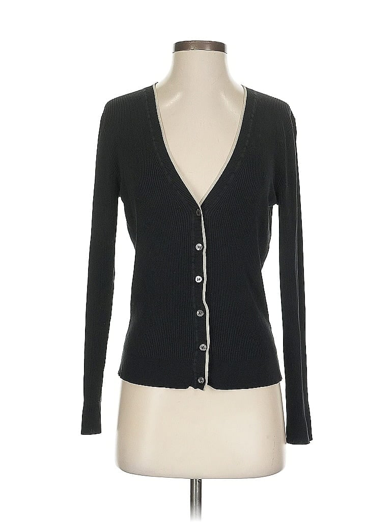 Pre-owned Unbranded Cardigan Sweater In Black