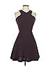 Necessary Objects Solid Burgundy Cocktail Dress Size XS - photo 1