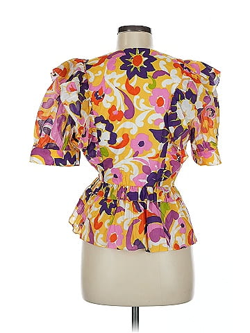 J.Crew Collection Short Sleeve Blouse (view 2)