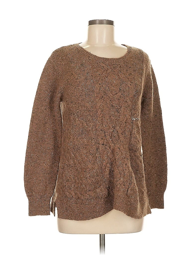 Pre-owned Willow & Clay Pullover Sweater In Brown