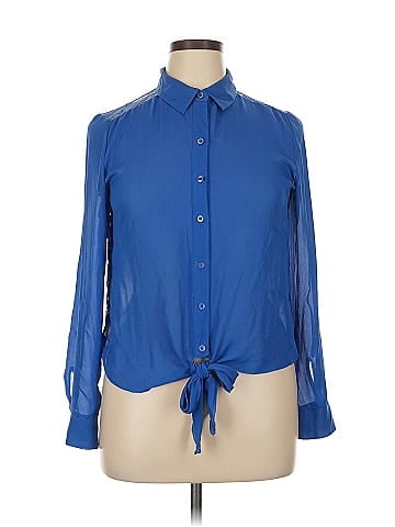 Candie's Long Sleeve Blouse (view 1)