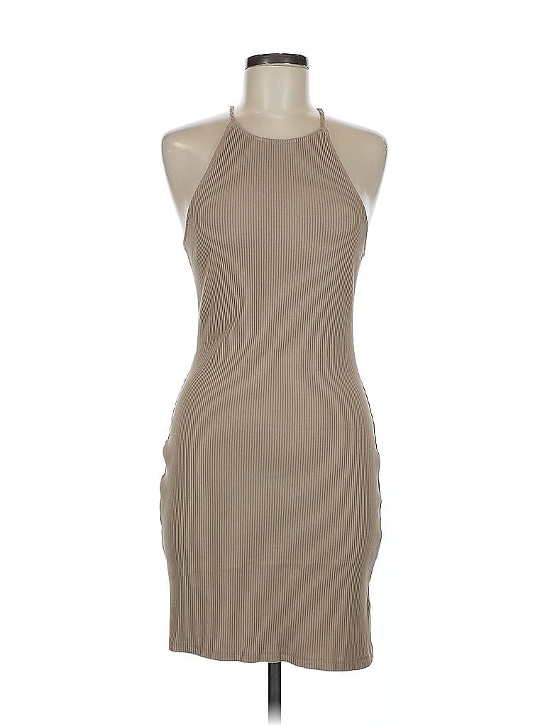 H&M Pre-owned Cocktail Dress In Brown