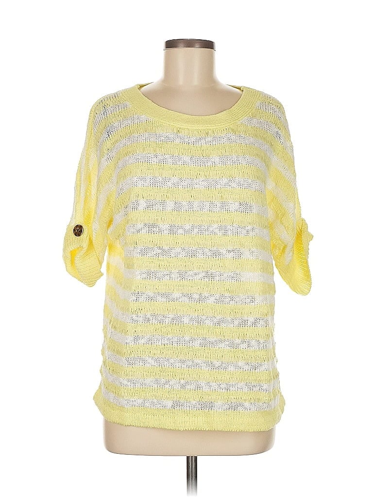 Pre-owned Marc New York Andrew Marc Pullover Sweater In Yellow