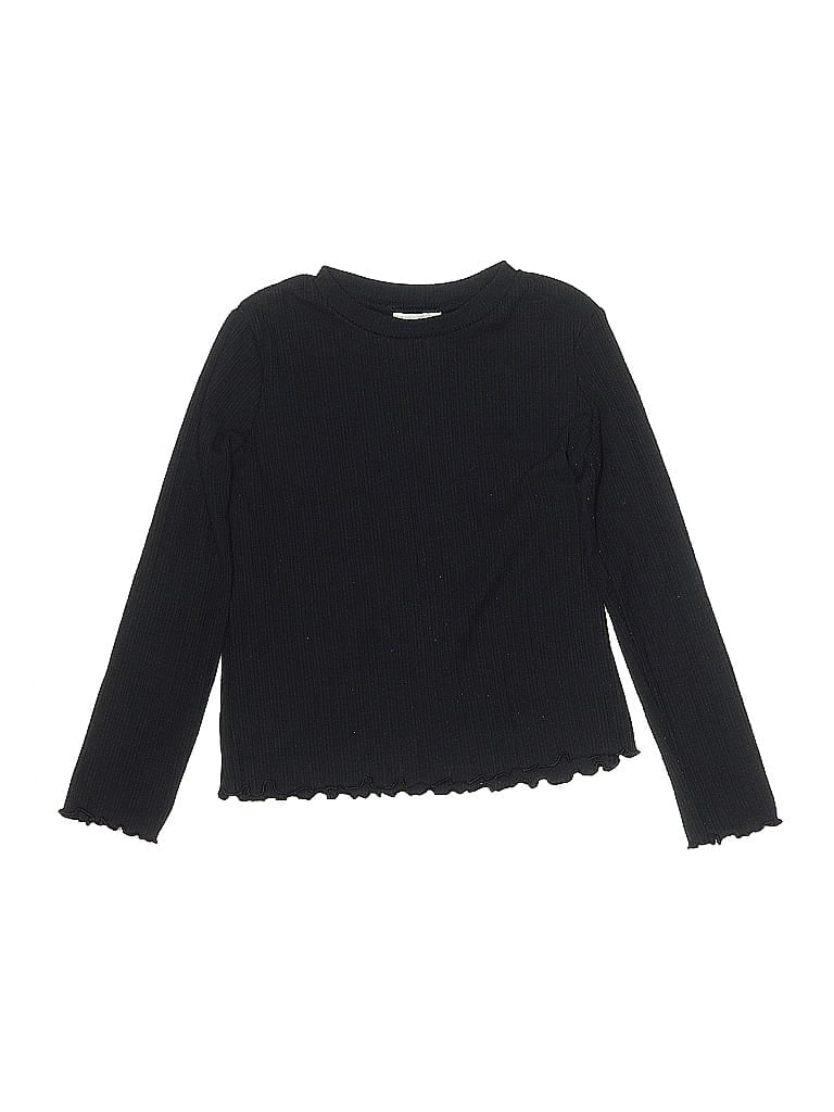 Jumping Beans Black Long Sleeve T-Shirt Size 4T - photo 1