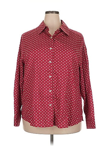 Foxcroft Long Sleeve Button-Down Shirt (view 1)