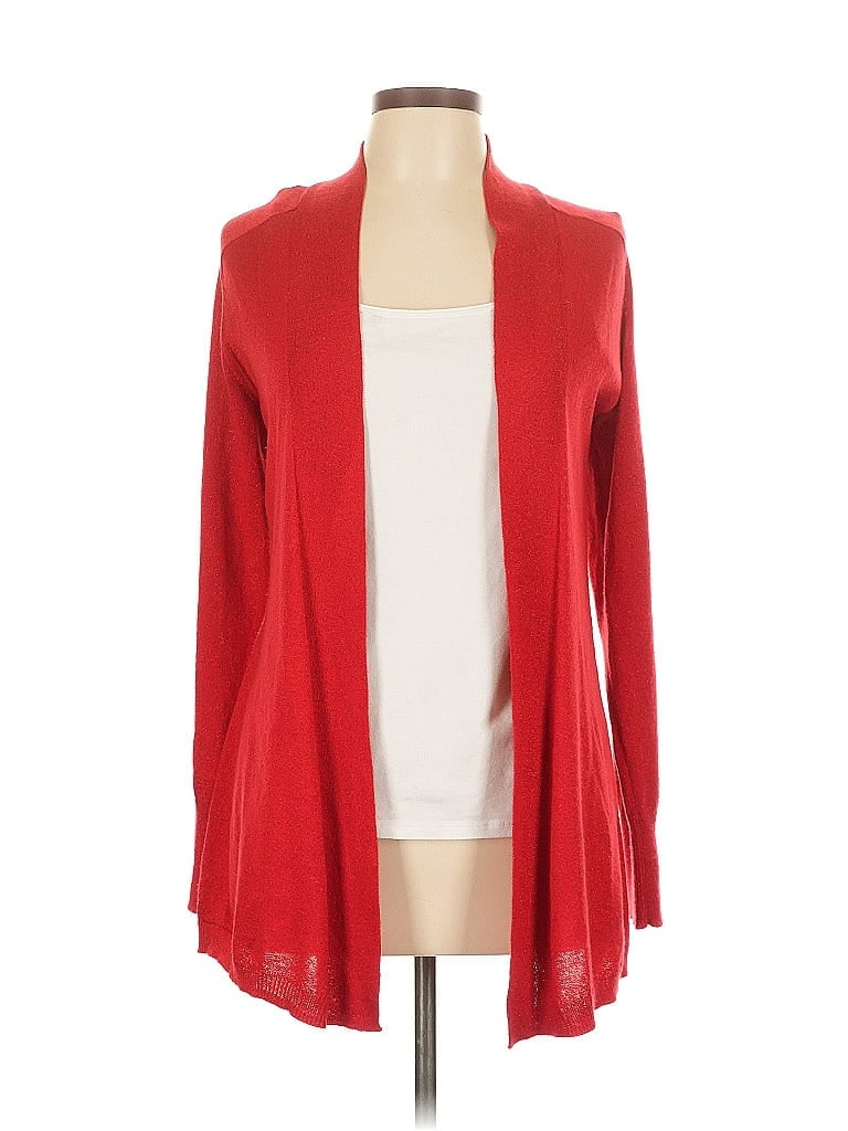 Pre-owned Apt. 9 Cardigan Sweater In Red