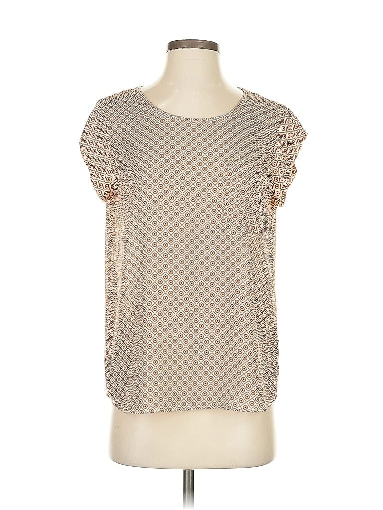 Click to view more detailed imagery on our partner's website Pre-owned Carolina Belle Short Sleeve Blouse In Brown