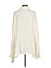 Doncaster Collection 100% Silk Ivory Long Sleeve Silk Top Size 24 waist - photo 2