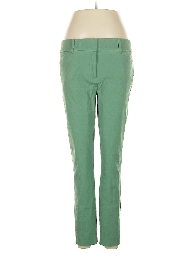Pre-owned New York And Company Casual Pants In Green