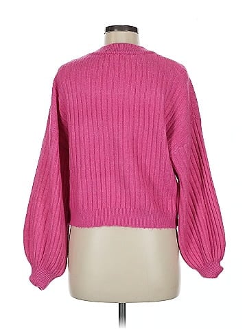 Woven Heart Pullover Sweater (view 2)