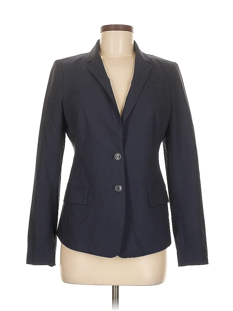 Pre-owned Banana Republic Wool Blazer Jacket In Blue