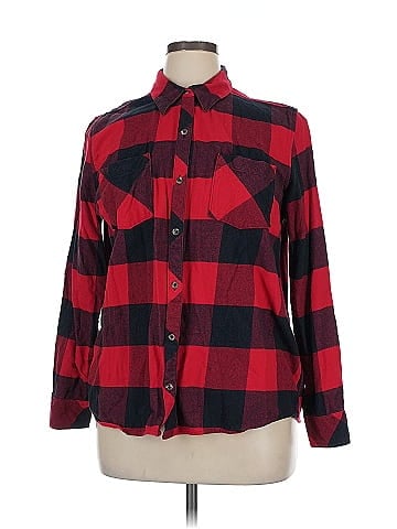 Natural Reflections Long Sleeve Button-Down Shirt (view 1)