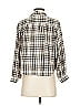 Sanctuary 100% Rayon Plaid Ivory 3/4 Sleeve Blouse Size XS - photo 2