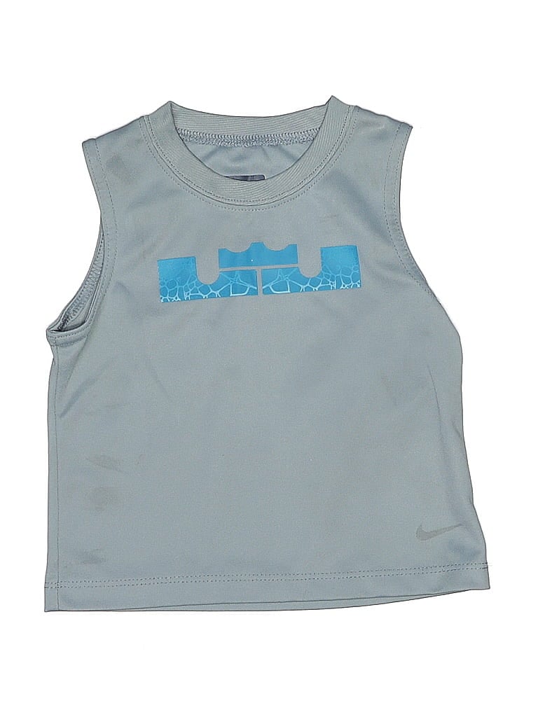 Click to view more detailed imagery on our partner's website Pre-owned Nike Kids' Sleeveless T-shirt In Blue
