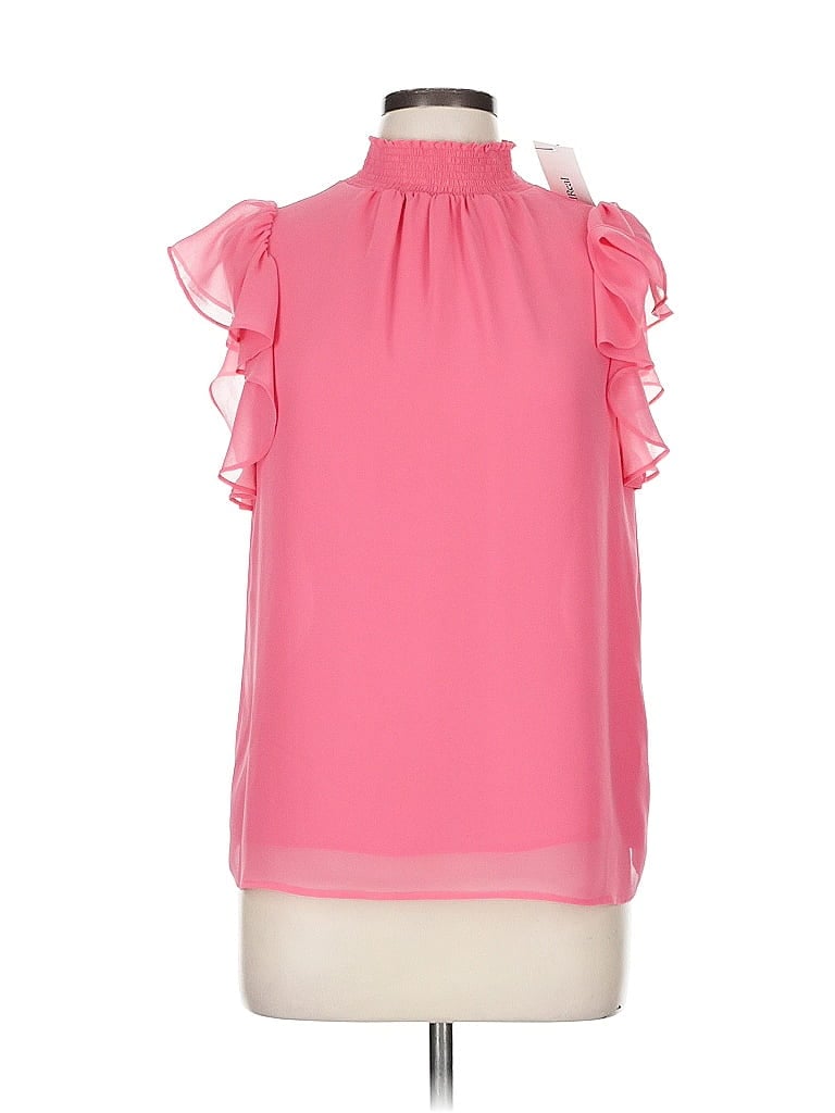 Pre-owned 1.state Sleeveless Blouse In Pink