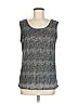 Onyx Nite Gray Sleeveless Top Size M - photo 1
