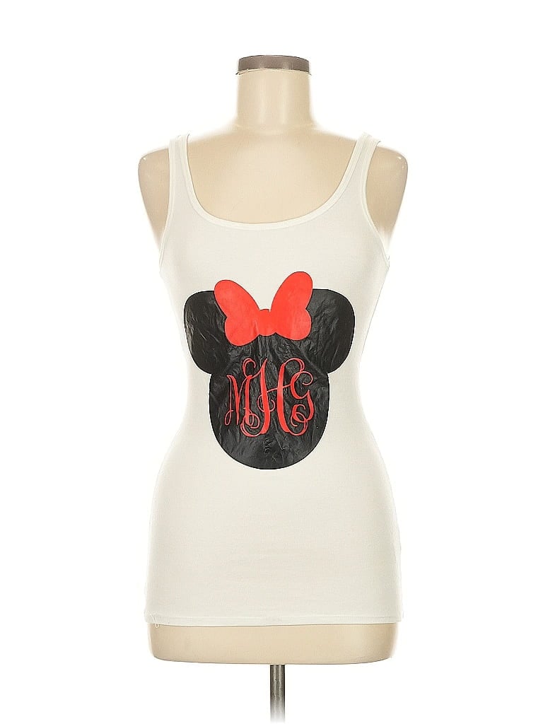 Pre-owned Merona Tank Top Ivory Sweetheart Neckline Tops In White