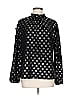 G by Giuliana Rancic Polka Dots Black Long Sleeve Blouse Size L - photo 1