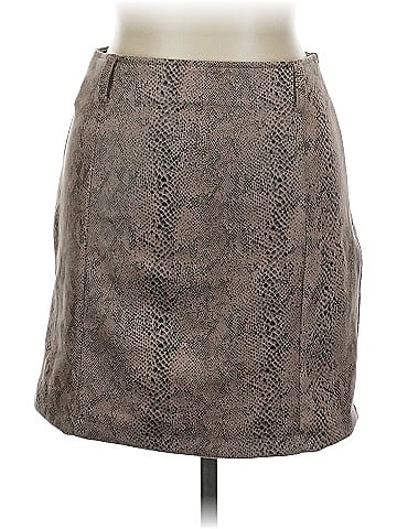 Haute Monde Faux Leather Skirt (view 1)