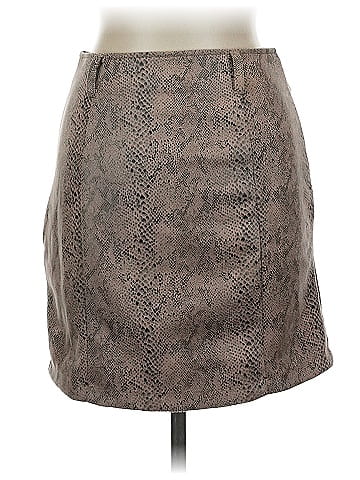 Haute Monde Faux Leather Skirt (view 2)