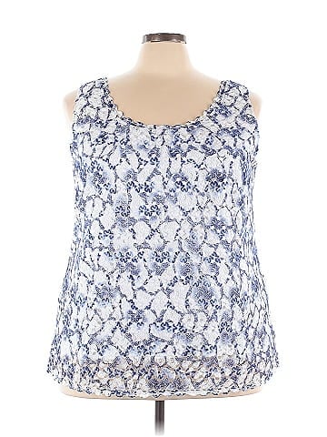 Tahari by ASL Sleeveless Blouse (view 1)