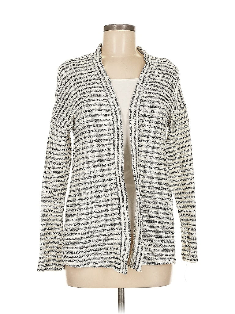 Pre-owned Bcbgeneration Cardigan Sweater In Silver