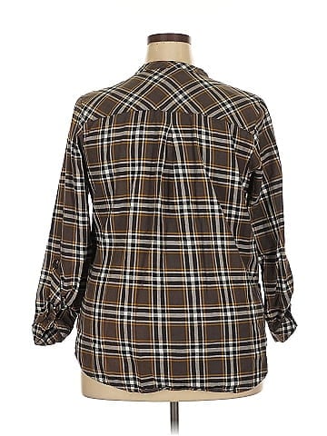 Joan Rivers 3/4 Sleeve Button-Down Shirt (view 2)