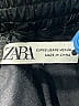 Zara Metallic Black Faux Leather Pants Size XS - photo 4