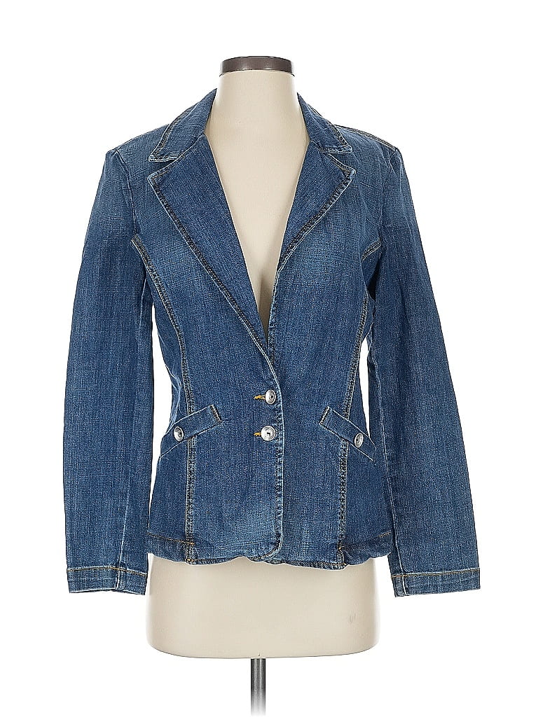 Veste En Denim St. John Sport - Taille S, Neuf Sans Étiquettes, Style Basic, Occasion Rare