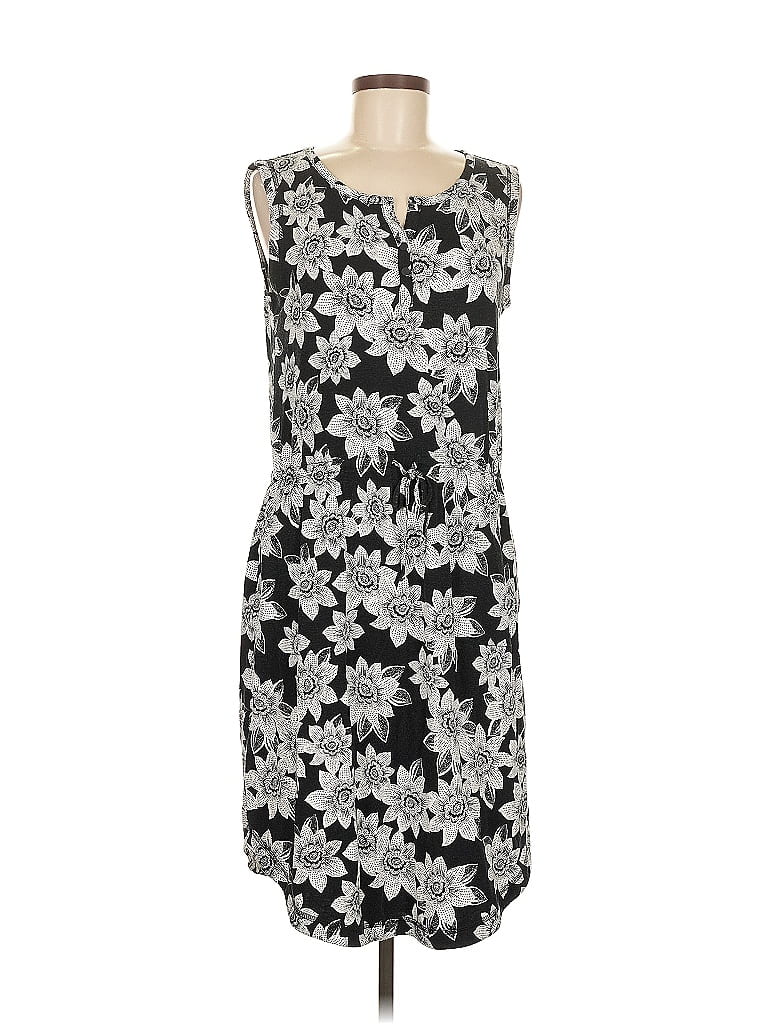 Pre-owned T By Talbots Casual Dress In Gray