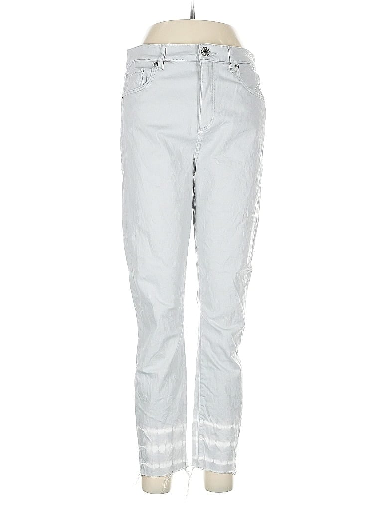 Pre-owned Ann Taylor Loft Jeans In Gray