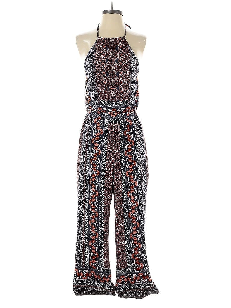 Pre-owned Crystal Sky Jumpsuit In Gray