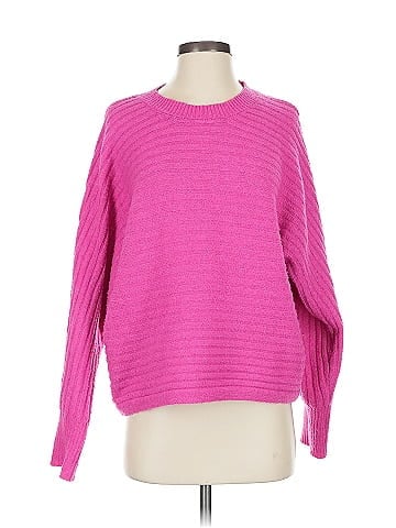 Pink Rose Pullover Sweater (view 1)