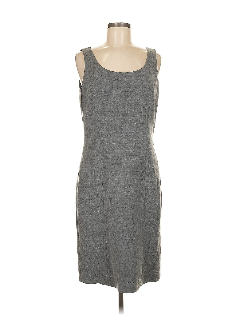 Pre-owned Tahari By Asl Casual Dress In Gray