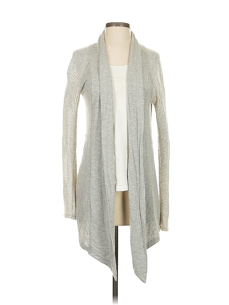 Pre-owned Lotus Cardigan Sweater In Gray
