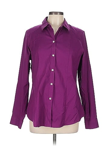 Foxcroft Long Sleeve Button-Down Shirt (view 1)