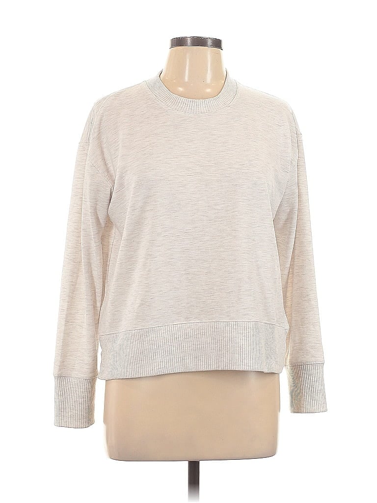 Click to view more detailed imagery on our partner's website Pre-owned Splendid Pullover Sweater In Silver
