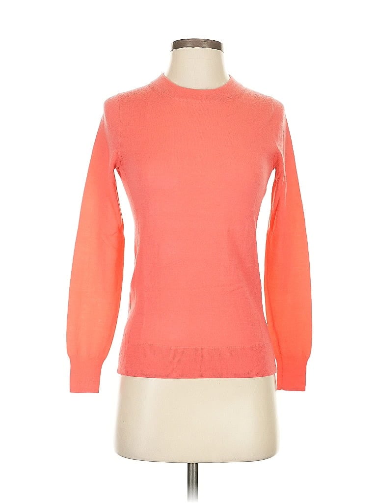 Pre-owned J.crew Factory Store Pullover Sweater In Orange
