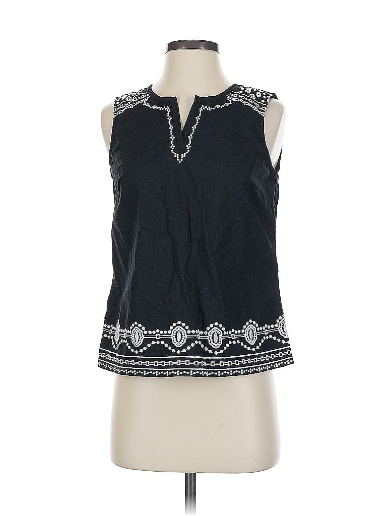 Pre-owned Talbots Outlet Sleeveless Blouse In Black
