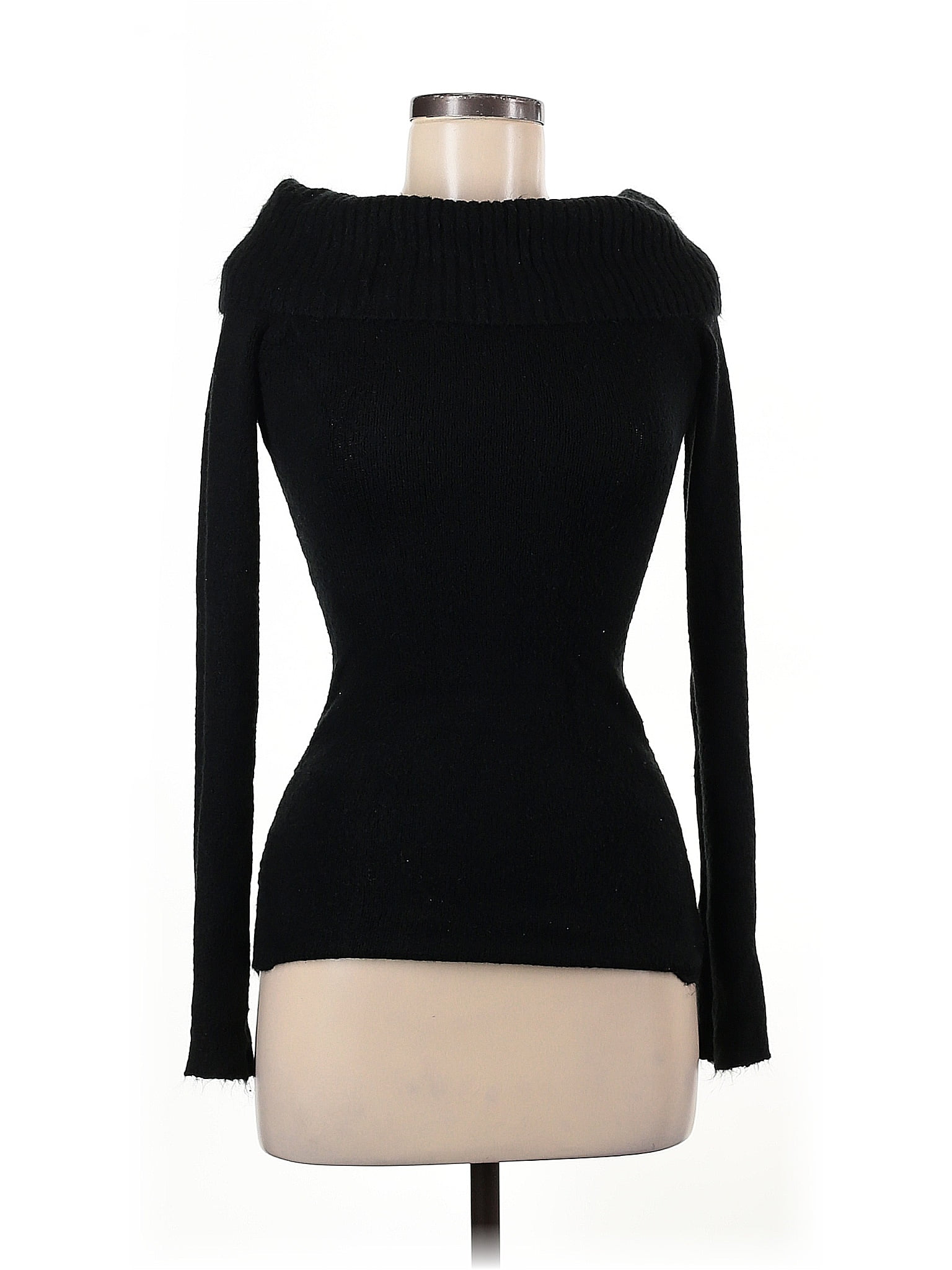 Love Rocks Black Turtleneck Sweater Size M