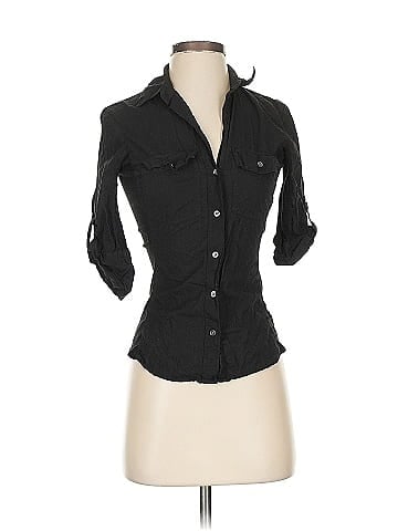 James Perse 3/4 Sleeve Button-Down Shirt (view 1)