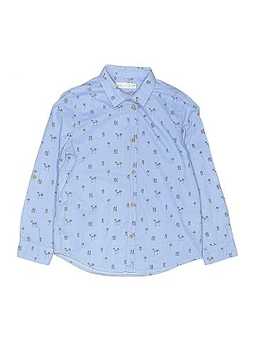 Zara Kids Long Sleeve Button-Down Shirt (view 1)