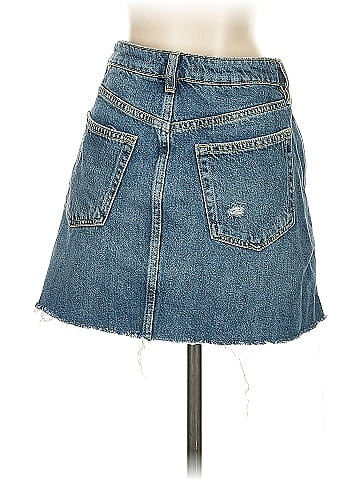 We the Free Denim Skirt (view 2)