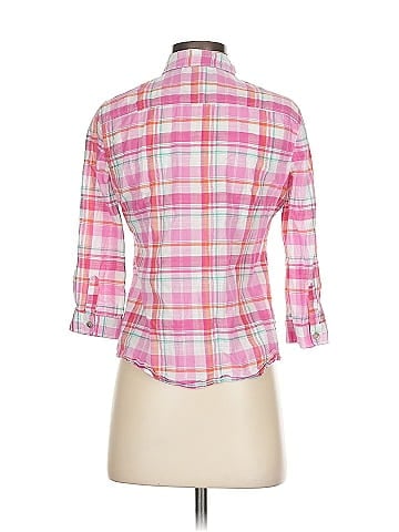 Foxcroft 3/4 Sleeve Button-Down Shirt (view 2)
