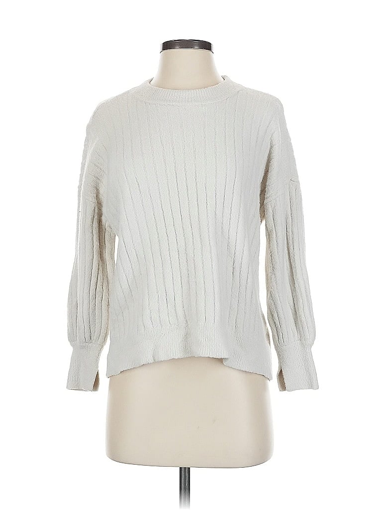 Pre-owned Aerie Pullover Sweater In White