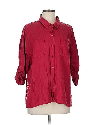 Dear John 3/4 Sleeve Button-Down Shirt (view 1)