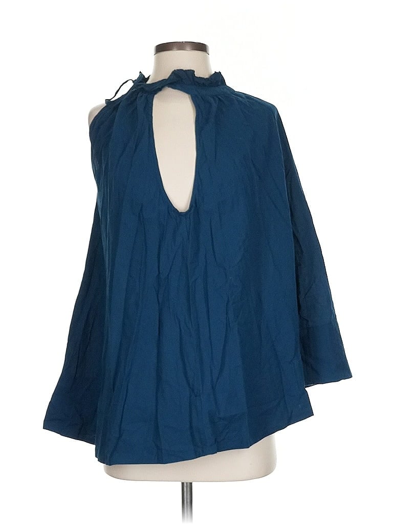 Pre-owned Mersea 3/4 Sleeve Blouse In Blue