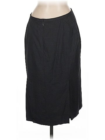Linda Allard Ellen Tracy Wool Skirt (view 2)